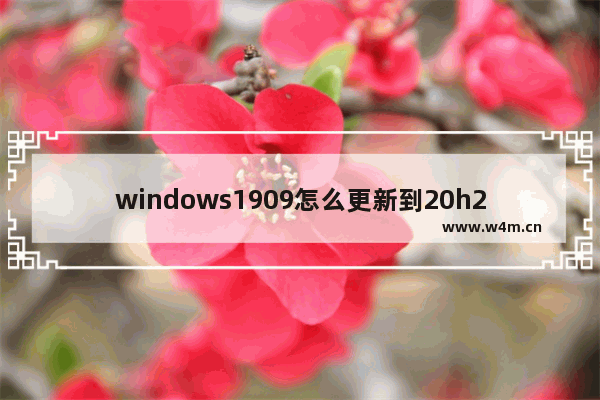 windows1909怎么更新到20h2,Windows10 21h1更新内容